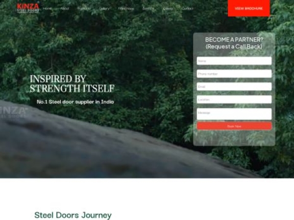 kinzasteeldoor.com